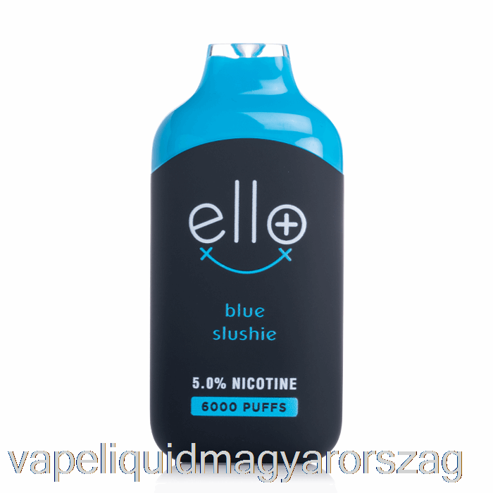 Blvk Ello Plus 6000 Eldobható Kék Slushie Ice Vape E Cigi